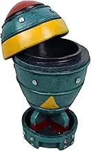 Nuke Statue Fallout Decor Mini Nuclear Bomb Storage Box 3D Openable Resin Rocket Sculpture Figure Home Desk Table Decoration Halloween Toys