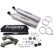 Trinity Racing Stage 5 Dual Slip-On-Brushed for 2022 Polaris RZR Turbo R Sport