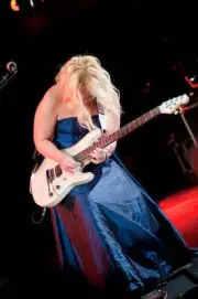 English Rock Blues singer guitarist Chantel McGregor live on stage- Old Photo 6