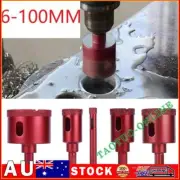 6mm - 100mm Tile Hole Cutter Set Diamond Drill Bit Kit Hole Saws Mandrels