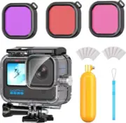 Waterproof Case for Go Pro Underwater - 196ft Depth, Floating Handle, High #C16