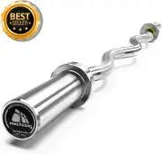 Meteor 20kg 50mm Olympic Barbell Weightlifting Tricep EZ Curl Bar
