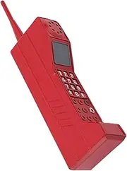 HAWILLOSCH Phone Model Decor Retro Iron Cellphone Ornament for Home Office for Parties Unique Present for Miniature Collectors Sturdy Base for Tabletop Display