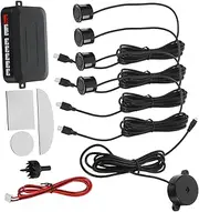 Enhanced Coverage 4-Sensor Car Parking Sensors Rear Parking System Sound Alert Auto Accessories