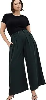 [City Chic] Women's Plus Size Pant-Abbie, Deep Emerald, 24 Plus
