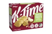 Kellogg's K-time Baked Twists Raspberry & Apple Flavour Snack Bars 5 Pack