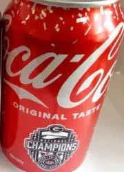 Georgia Bulldogs 2022 UGA National Championship 12 Oz Coca Cola Can