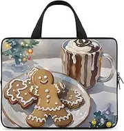 Laptop Case Sleeve Shockproof Computer Carrying Bag Leisurely Afternoon Tea Laptop Bag Tote Lightweight Notebook Case Cover Traveling Briefcase Handle Bags for Travel Business 17inch
