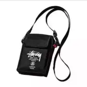 2024 Unisex Stussy Black Mens Shoulder Bag Cross Body Bag AU