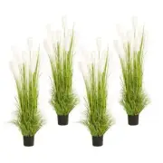 4X 150cm Green Artificial Indoor Potted Reed Grass Tree Fake Plant Simulation De