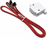 Filament Detection Sensor Module for 3D Printer, Compatible with 1.75/3mm Filaments, Trigger Sensor Switch Accessory, Black/White(1.75mm-White)