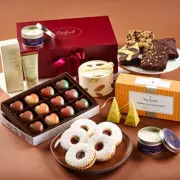Dulcet Gift Baskets Gourmet Gift Box featuring Brownies, Cookies, and Chocolates