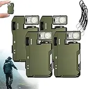 G5 EDC Flashlight, 400 Lumens High Brightness, Magnetic Hands Free, Compact EDC, Energy efficient, All Weather Resistant for Outdoor & Daily Use(Green,4pcs)