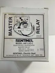 SENTINEL AB7-LVE-S / AB7LVES N.O.S. ELECTRONIC BASEBOARD MASTER RELAY