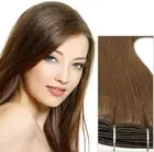 Double Weft Sew in Hair Extensions Brazilian Remy Human Hair Weave Bundles 100gr
