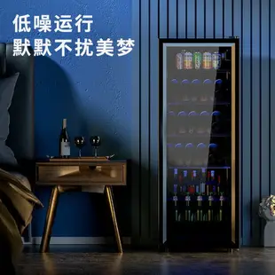 {公司貨 最低價}揚子佳美單門冰箱小型家用透明玻璃門酒柜客廳茶葉保鮮展示冷藏柜