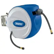 Draper Retractable Air Hose Reel 10m hose Size 8 x 12mm PVC Hybrid 15048