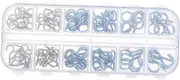 GARVALON Eye Screw Nails Kit 100pcs Eye Screw Hook DIY Hardware Corrosion- Storage Box Versatile Application