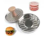 5”Stainless Steel Hamburger Press Patty Maker, Non-Stick Hamburger Press For Making Patties