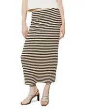 Max & Co. Cognac Striped Skirt