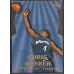 97-98 FLEER TOWER OF POWER #12TP CHRIS WEBBER