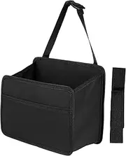 NOLITOY Back Seat Car Organizer Foldable Car Trash Can Stylish Storage Bin Convenient and Portable Easy to Clean Durable Organizer for Vehicle Use