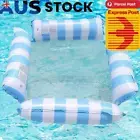 Floating Lounge Chair Inflatable Pool Float Hammock Bed Inflatable Pool Mattress