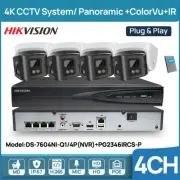 Hikvision 4CH NVR Security CCTV System 4MP IP Camera Panoramic ColorVu+IR MIC AU