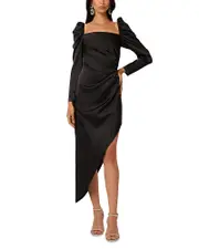 Liv Foster Nora Asymmetrical Midi Dress