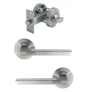 Zanda Door Handle Astron Range Vector Privacy Lever Set