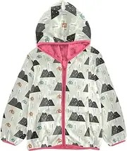 [Caihoyu] Girls Sherpa Lined Hoodie Girl Zip Up Jacket Toddler Boy Outerwear