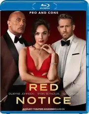 Red Notice 2021 Movie Blu-ray unopened Quick Free Shipping