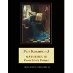 FAIR ROSAMUND: WATERHOUSE CROSS STITCH PATTERN