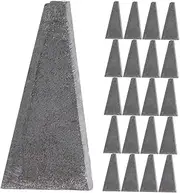 ETHZZLE Tree Felling Wedges 30pcs Triangle Hammer Wedges Stainless Steel for Axe Handles Farm Tools Wood Splitting Tools