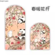 2025 New Chinese Style Panda Cartoon New Chinese New Year Flavor Red Envelope