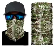 Neck Gaiter Face Mask Fishing Sun Headwear Protection Multi Camo