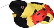 Wild Republic Snake Plush, Stuffed Animal, Plush Toy, Gifts for Kids, Coral, 54 inches