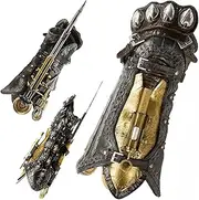 gogoherhome Assassin's Gauntlet Creed Accessories Jacob Frye Cosplay Weapon Role Hidden Blade Black, Black