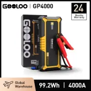 GOOLOO 4000A Jump Starter 26800mAh Portable Power Bank Charger 12V Auto Starting
