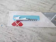 Everyday Living Blue Waiters Corkscrew Wine, Bottle Opener, Foil Cutter