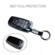 For Ford Lincoln Soft Thin Smart Car Key Fob Cover Case Keychain Accessories .