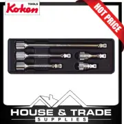 Ko-ken Extension Bar Wobble-Fix Set 5 Pc 1/2" Dr 50-250mm PK4763/5 KOPK4763/5