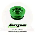 Hope Tech 3/Tech 4 V4/E4 Brake Limited Edition Factory Racing Green Bore Cap New