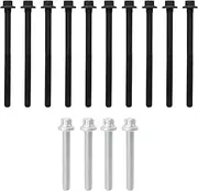 HiSport ES72196 Engine Cylinder Head Bolt Set Replacement for Buick for Chevrolet for Pontiac for Saturn for GMC
