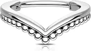 [OUFER] 16G Helix Piercing Surgical Steel 316L Cartilage Ear Piercing 8/10/12 mm Conch Piercing Ring Ear Piercing Helix Clicker Conch Piercing Ear Piercing Daith Helix Ring