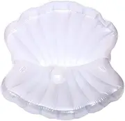 Swim Ring Pool Inflatable Ring Swimming Ring Adult Swim Ring Float Water Inflatable Mount Floating Bed Floating Row Swim Ring Creative White LWX