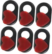 MUELODSIC 6pcs Cute Heart Camera Cover Slide for Laptop Tablet Phone Privacy Protector Easy Slide Mechanism Compatibility for Use