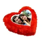 Handmade Red heart shaped Personalized Magic Cushion Pillow Case & Insert gift