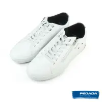 在飛比找momo購物網優惠-【PEGADA】巴西厚底皮質綁帶休閒鞋 白色(118912-