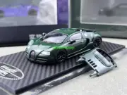 GB Mortal 1:64 Green Carbon Veyron SS Sports Model Diecast Collect Car